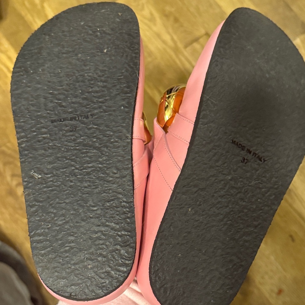 Pink JW Anderson Buckle loafers - Picture 5 of 6